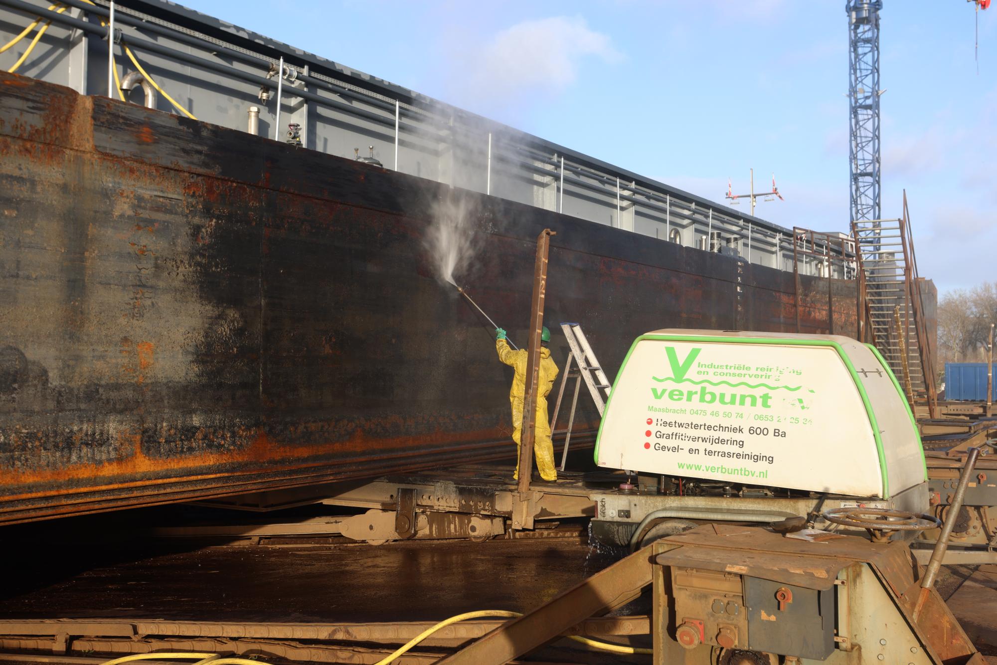 Hogedruk reinigen duwbak