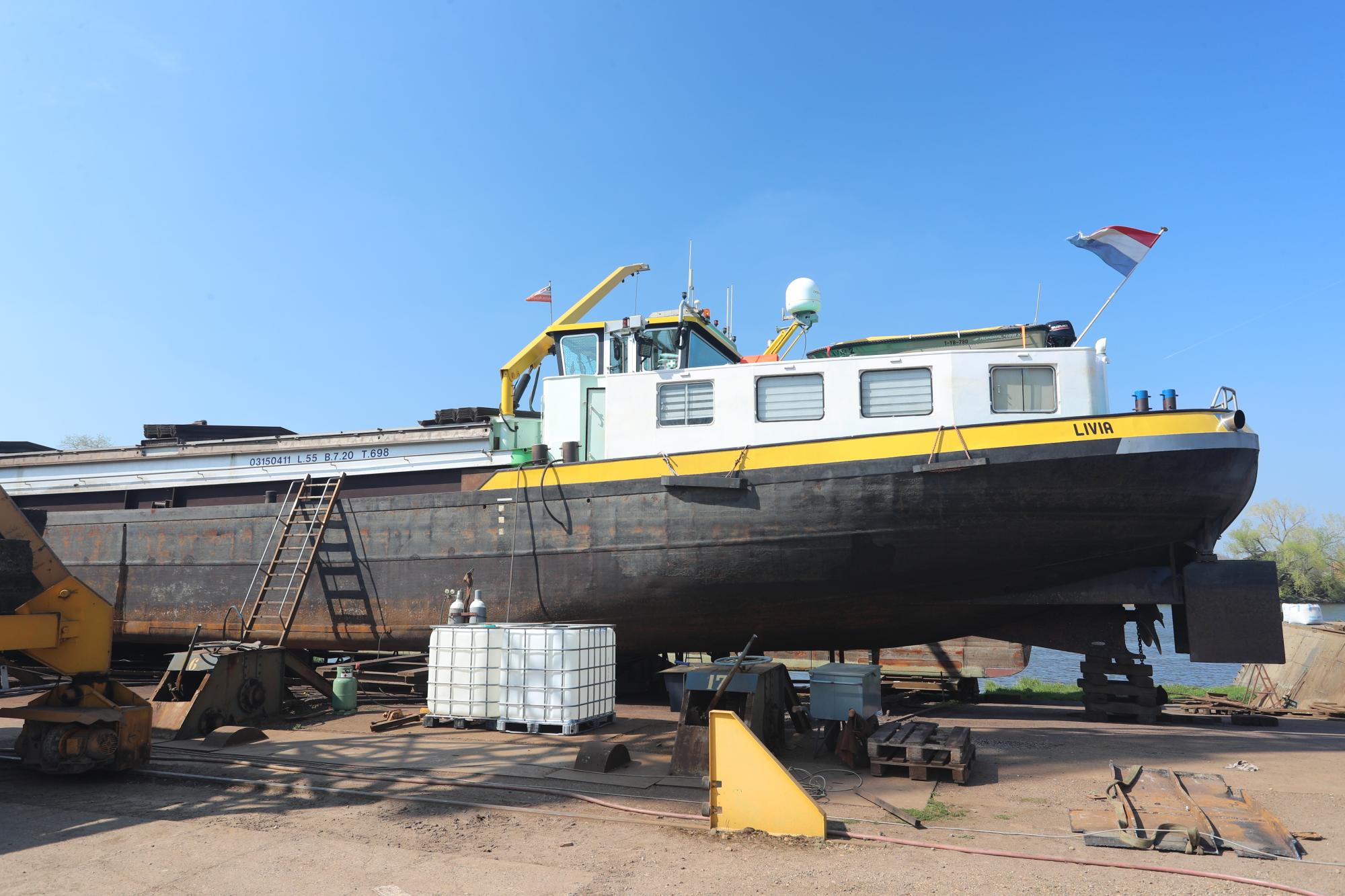 Conserveren onderwaterschip.